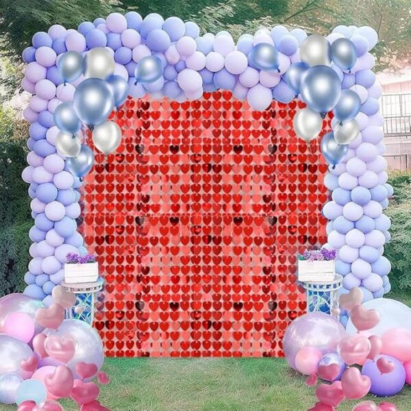 ❤️✨ Panel  Decorativo de Corazones Rojos – ¡Brilla el Amor en Cada Rincón! ✨ - Image 2