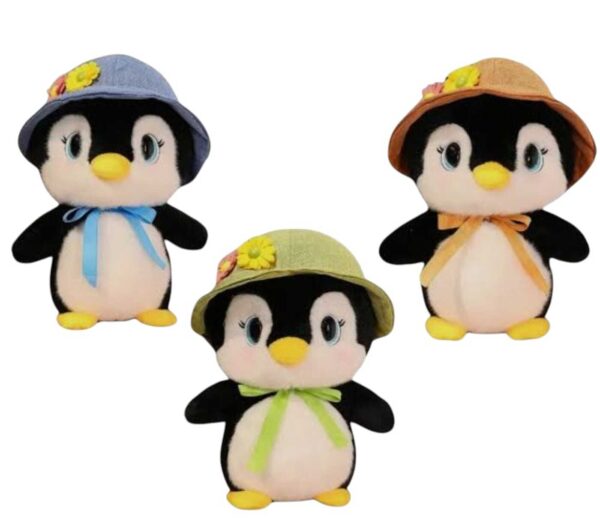 🐧🎀🎩 Peluches de pingüinito adorables 🧸✨ con sombrerito, estilo y muuucha ternura 💛🌼💫 - Image 2