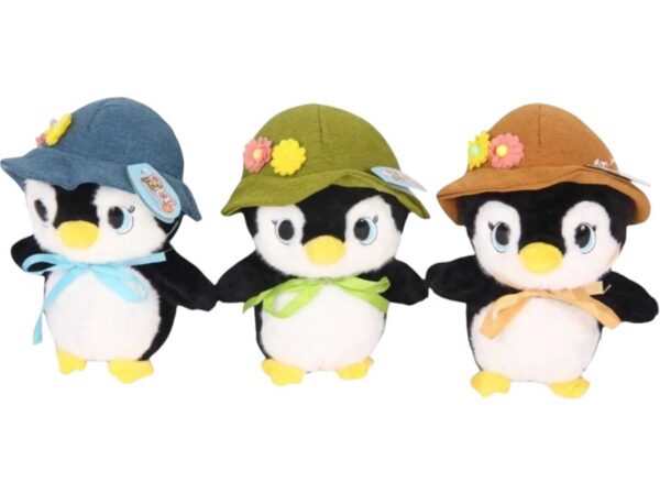 🐧🎀🎩 Peluches de pingüinito adorables 🧸✨ con sombrerito, estilo y muuucha ternura 💛🌼💫 - Image 3