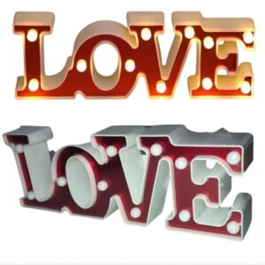 ❤️ Letras LED LOVE 3D Rojas – ¡El Amor También Se Ilumina! 💡✨