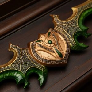 ⚔️ Espada War con Soporte Decorativo de Pared 🐍🔥