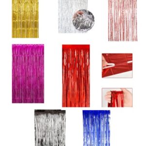 🎊✨ Cortinas de Tiras para Fiestas y Decoración 🎉🪩