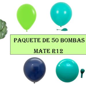 🎉🎈 Paquete De Bombas R12 Mate X50unidades🎈🎉