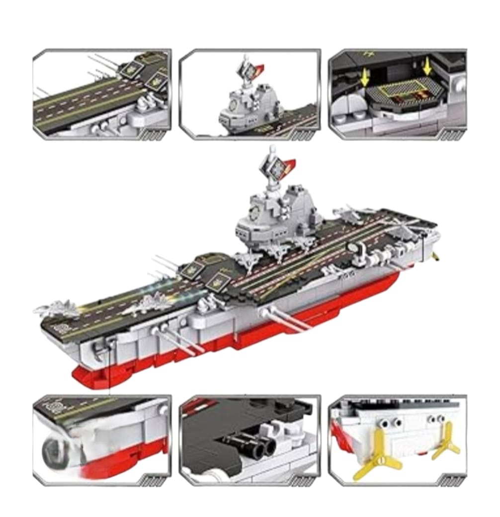 🧱🚢 Bloques De Construcción Portaaviones 🛠️✈️ - Image 7
