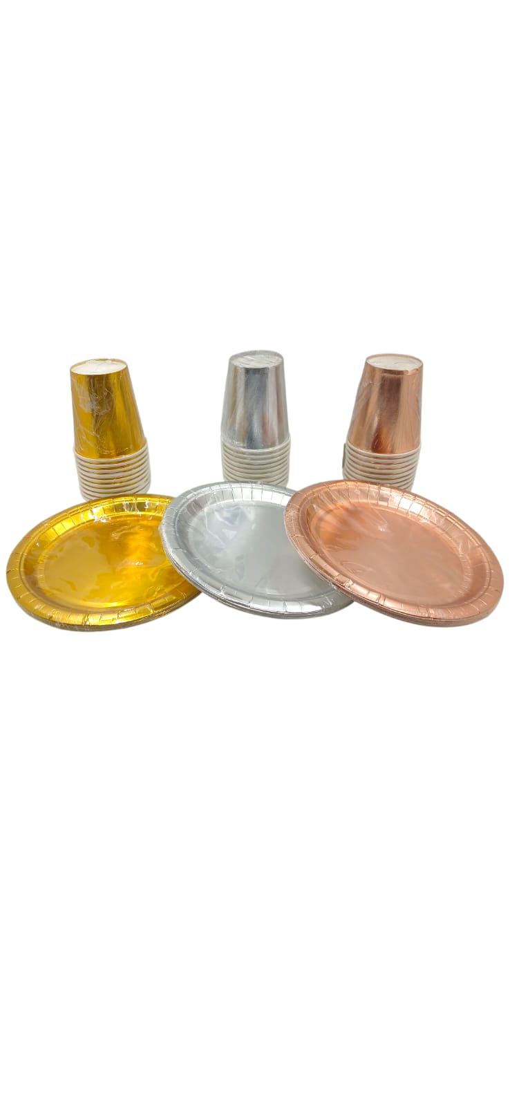 🥂✨ Combo Brillante x10 Vasos + x10 Platos 🎉 Elegancia en Cada Detalle - Image 3