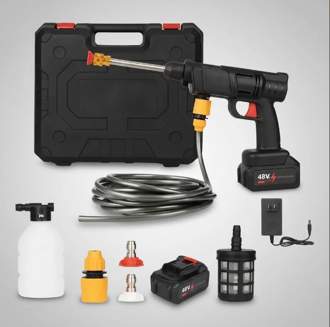 🔧💦 Hidrolavadora Portátil Recargable con Doble Batería 🔋✨ ¡Limpieza Potente Donde Quieras! - Image 3