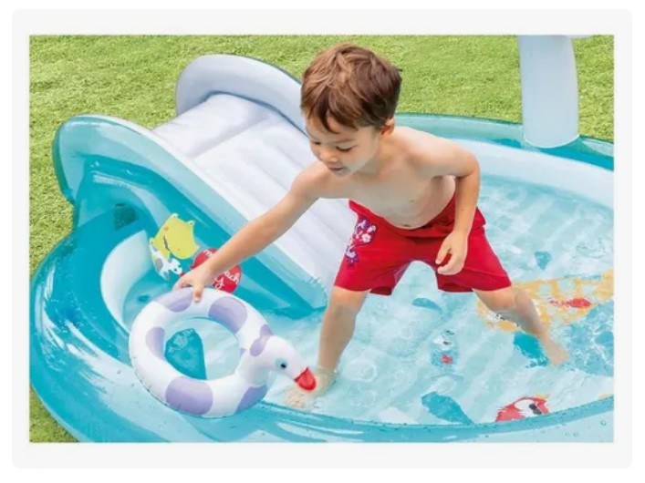 🐊💦Centro Actividades Piscina Inflable Agua Cocodrilo Intex 🐊💦 - Image 3
