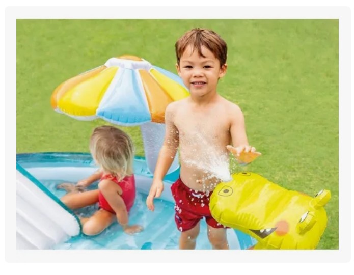 🐊💦Centro Actividades Piscina Inflable Agua Cocodrilo Intex 🐊💦 - Image 2