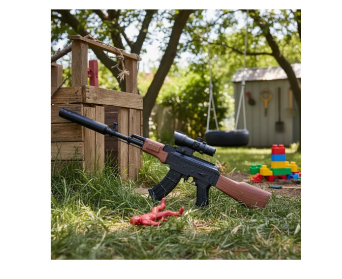 Rifle de Juguete 🔫 con Mira Realista 🔍 y Bolitas Hidrogel M18-1 💦 - Image 4