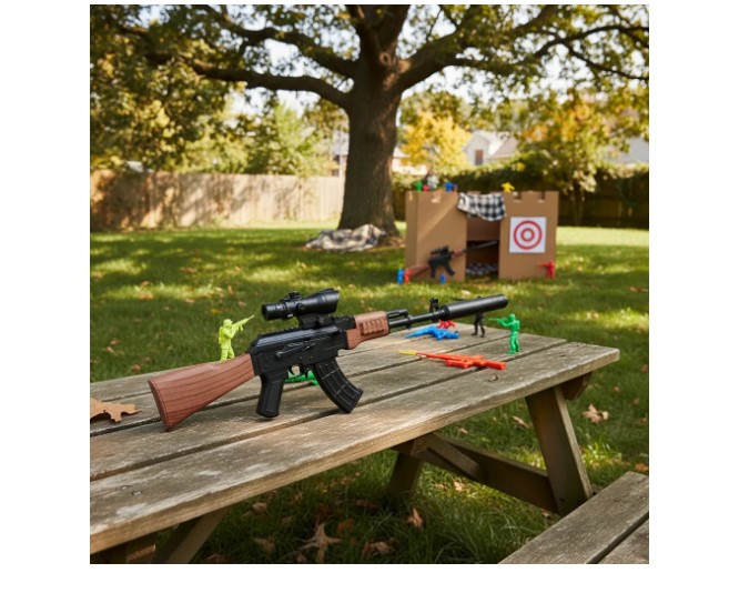 Rifle de Juguete 🔫 con Mira Realista 🔍 y Bolitas Hidrogel M18-1 💦 - Image 3