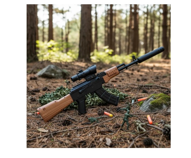Rifle de Juguete 🔫 con Mira Realista 🔍 y Bolitas Hidrogel M18-1 💦 - Image 2