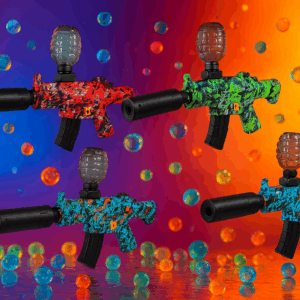 💥✨ Pistola Hidrogel Recargable Con Efecto Humo + Luces 💡💨
