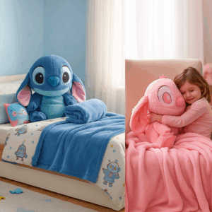 ✨🧸 Peluche Con Cobija 42 Cm Cajuromix 💙💕