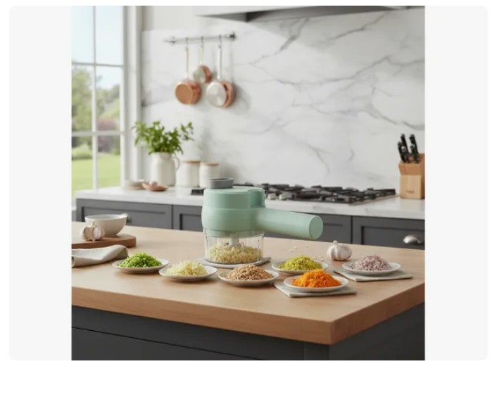 🥕 Cortador Manual Multiusos Picadora Portátil De Alimentos 🥒🍎