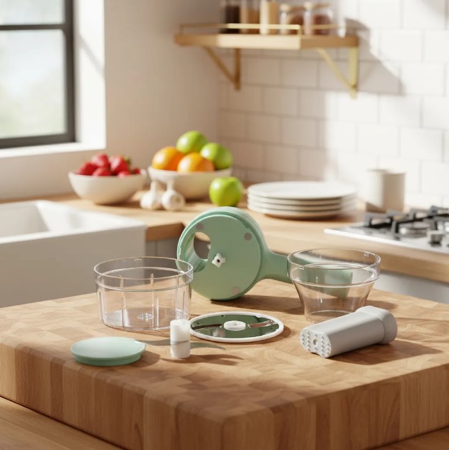 🥕 Cortador Manual Multiusos Picadora Portátil De Alimentos 🥒🍎 - Image 4