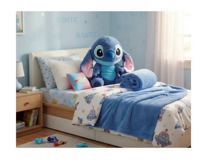 ✨🧸 Peluche Con Cobija 42 Cm Cajuromix 💙💕 - Image 4