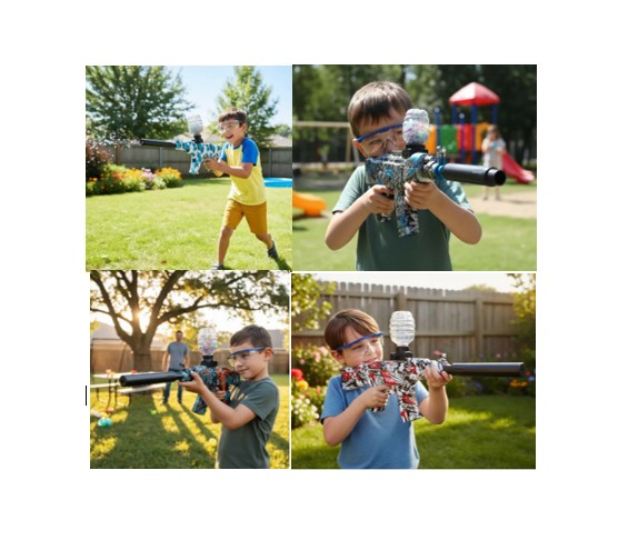 🔫 Lanzador Hidrogel Modelo AK-47 — Colores Vivos