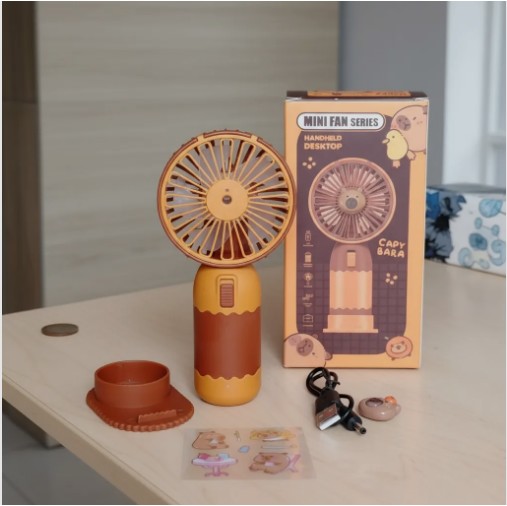 🌬️ Mini Ventilador Portátil Capi Color Café 🐻 - Image 4