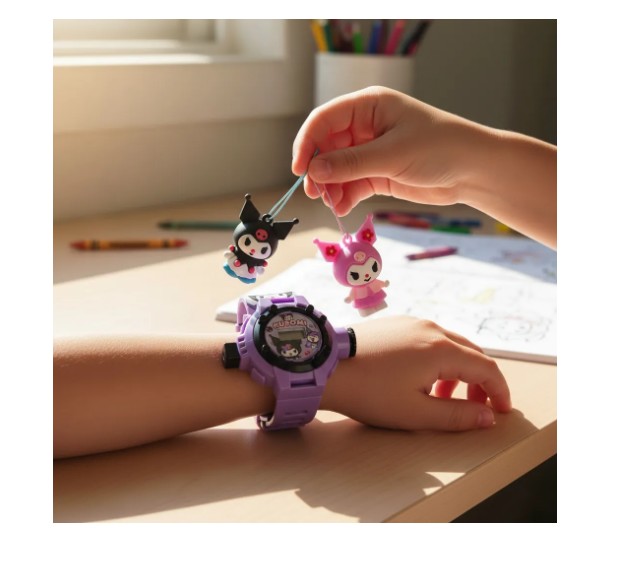 ✨ Reloj Infantil Digital con Proyector + Llaveros Decorativos ⏰ - Image 6
