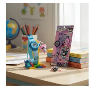 ✨ Reloj Infantil Digital con Proyector + Llaveros Decorativos  ⏰