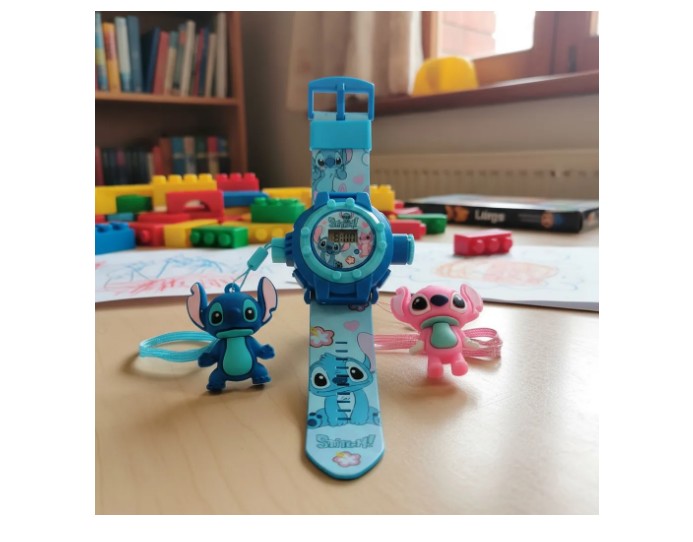✨ Reloj Infantil Digital con Proyector + Llaveros Decorativos ⏰ - Image 2