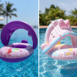 🌞💦 Flotador Cajuromix 55 cm con Techo – ¡Protección y Diversión 💦🌞
