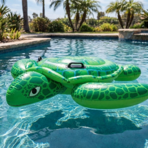 🐢 Flotador Inflable Infantil Tortuga con Asas – Diversión Segura en Piscina 🌊