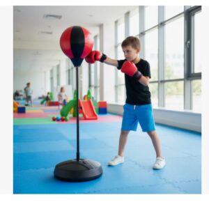 🥊 Set de Boxeo Infantil con Pie Ajustable y Guantes 🥊