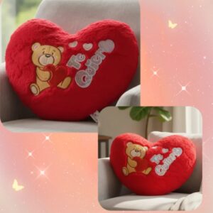 Cojín Corazón Peluche Te Quiero Decorativo