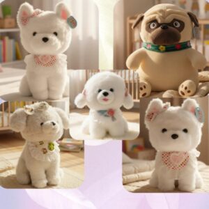 Peluche Suave Y Peludo Tipo Perrito