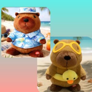 Peluche Capibara Playero Musical Mediano Divertido