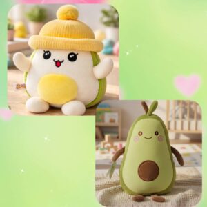 Peluche Modelo Aguacate Suave Y Divertido