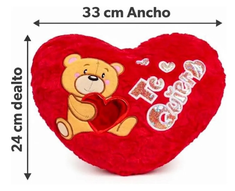 Cojín Corazón Peluche Te Quiero Decorativo - Image 6