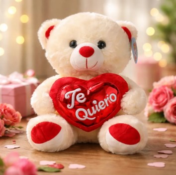 Peluche Oso Suave Y Tierno Con Corazón - Image 11