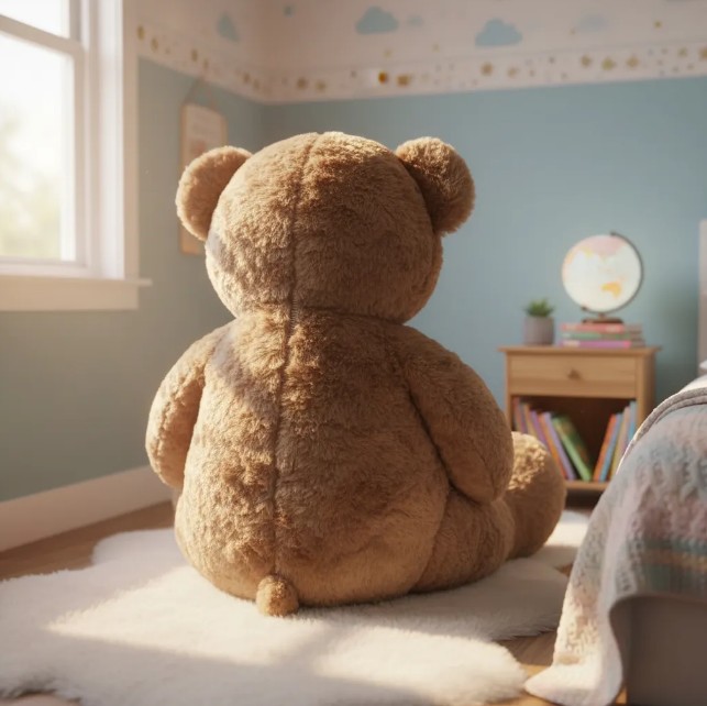 Oso De Peluche Gigante Con Corazón - Image 7