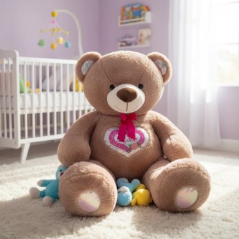 Oso De Peluche Gigante Con Corazón - Image 11