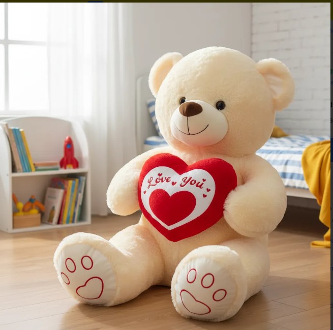 Oso De Peluche Gigante Con Corazón - Image 14