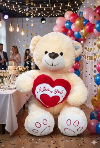 Oso De Peluche Gigante Con Corazón - Image 15