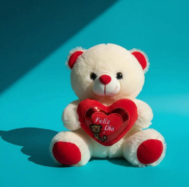 Ositos De Peluche 19cm Con Corazón Feliz Dia - Image 8