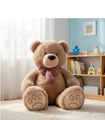 Oso De Peluche Extra Gigante Con Corbatín - Image 2