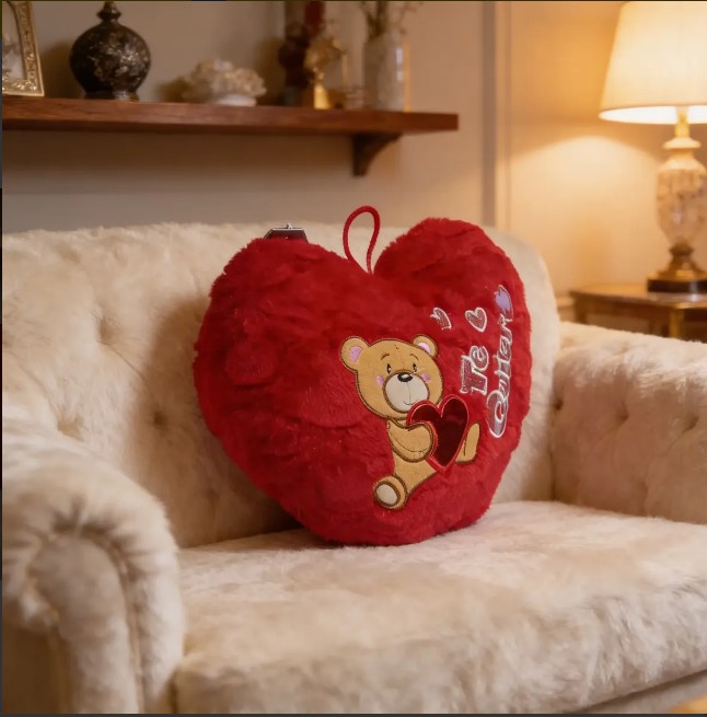 Cojín Corazón Peluche Te Quiero Decorativo - Image 4