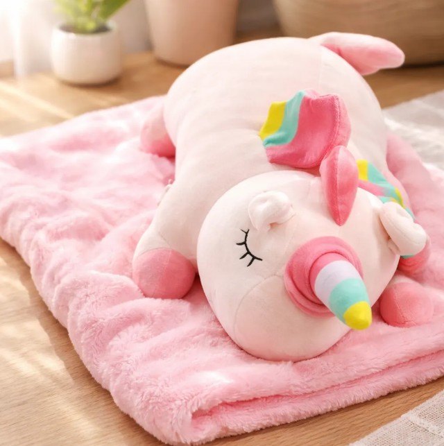 Peluche + Cobija Súper Suave 🧸 Unicornio, Panda y Aguacate ¡El Regalo Perfecto! - Image 8