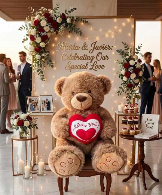 Oso De Peluche Grande Love You - Image 5