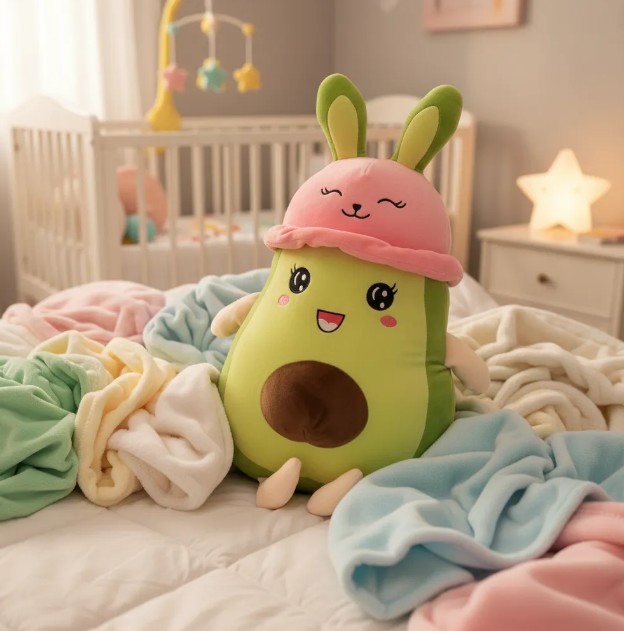 Peluche + Cobija Súper Suave 🧸 Unicornio, Panda y Aguacate ¡El Regalo Perfecto! - Image 3