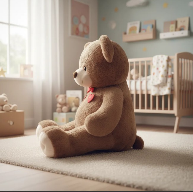 Oso De Peluche Gigante Con Corazón - Image 4