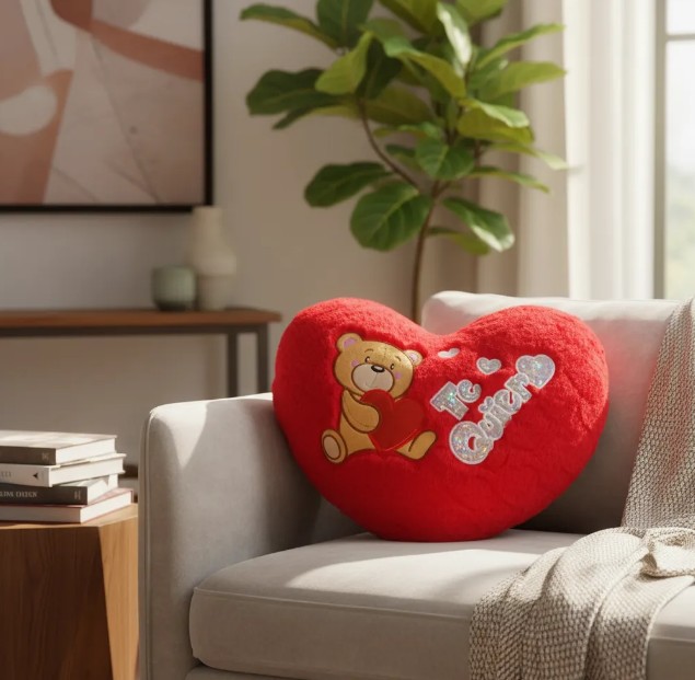 Cojín Corazón Peluche Te Quiero Decorativo - Image 11