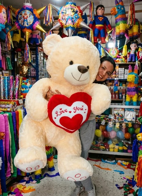 Oso De Peluche Gigante Con Corazón - Image 13