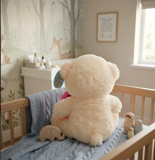 Peluche Oso Suave Y Tierno Con Corazón - Image 8
