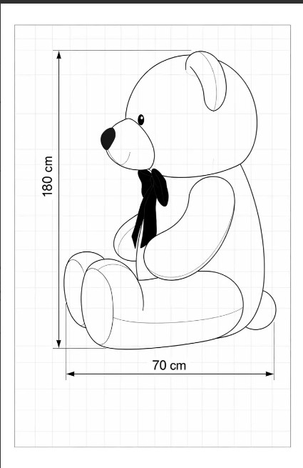 Oso De Peluche Extra Gigante Con Corbatín - Image 14