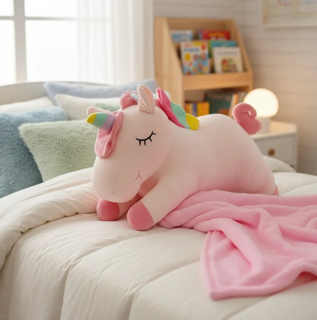 Peluche + Cobija Súper Suave 🧸 Unicornio, Panda y Aguacate ¡El Regalo Perfecto! - Image 9
